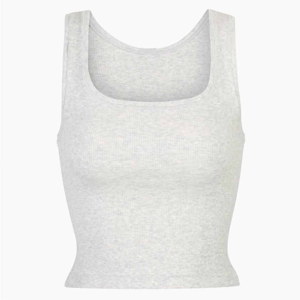 Skims Cotton Rib Tank Top